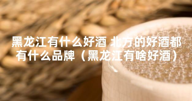 黑龙江有什么好酒 北方的好酒都有什么品牌（黑龙江有啥好酒）